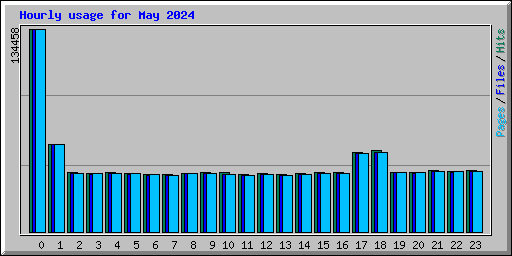 Hourly usage for May 2024